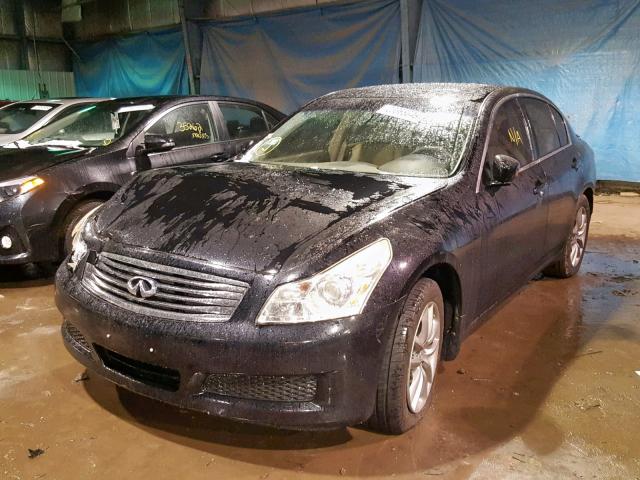 JNKCV61F49M355231 - 2009 INFINITI G37 BLACK photo 2