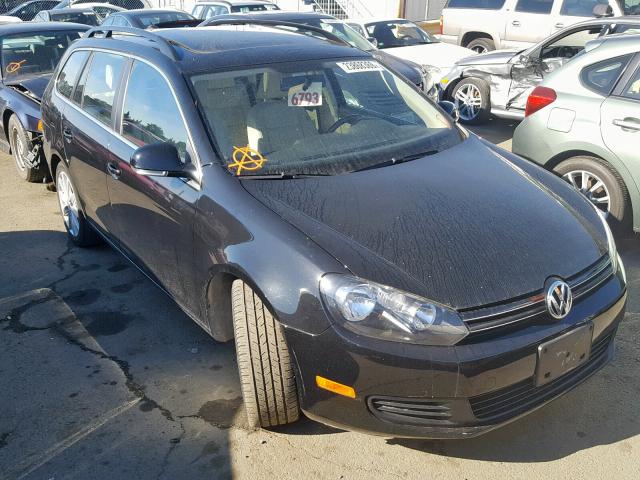 3VWPL7AJ7DM692683 - 2013 VOLKSWAGEN JETTA TDI BLACK photo 1