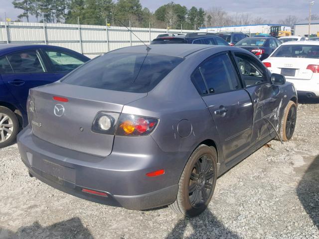 JM1BK323441151158 - 2004 MAZDA 3 S GRAY photo 4