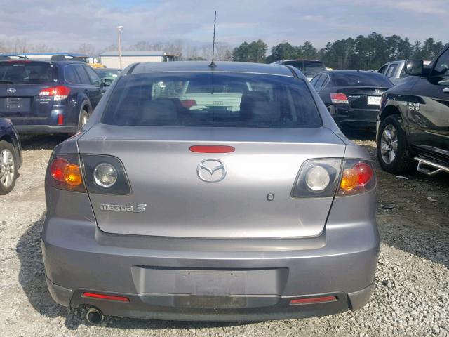 JM1BK323441151158 - 2004 MAZDA 3 S GRAY photo 9