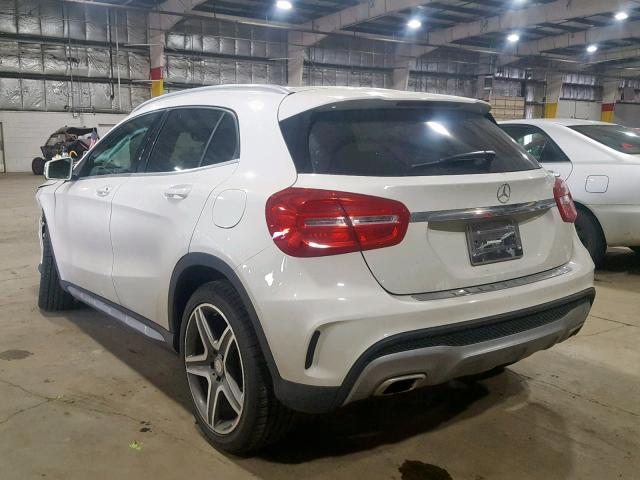 WDCTG4GBXGJ233860 - 2016 MERCEDES-BENZ GLA 250 4M WHITE photo 3