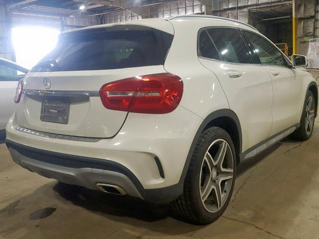 WDCTG4GBXGJ233860 - 2016 MERCEDES-BENZ GLA 250 4M WHITE photo 4