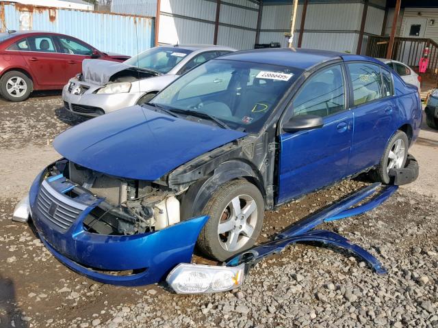 1G8AJ52F65Z130006 - 2005 SATURN ION LEVEL BLUE photo 2