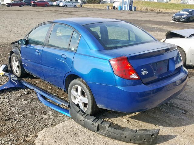1G8AJ52F65Z130006 - 2005 SATURN ION LEVEL BLUE photo 3