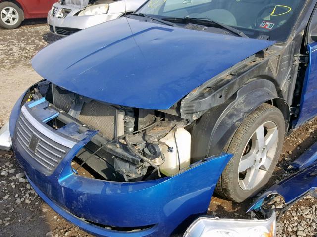 1G8AJ52F65Z130006 - 2005 SATURN ION LEVEL BLUE photo 9