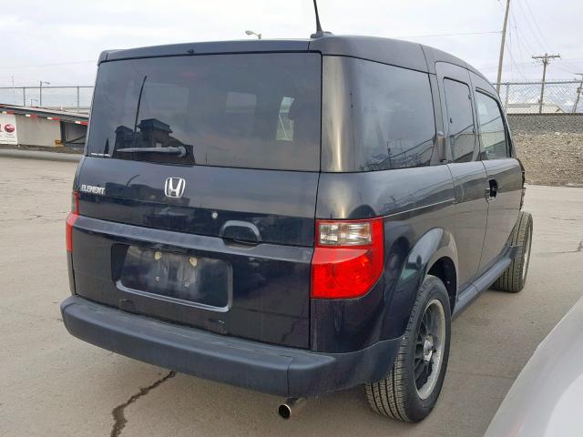 5J6YH28746L004515 - 2006 HONDA ELEMENT EX BLACK photo 4