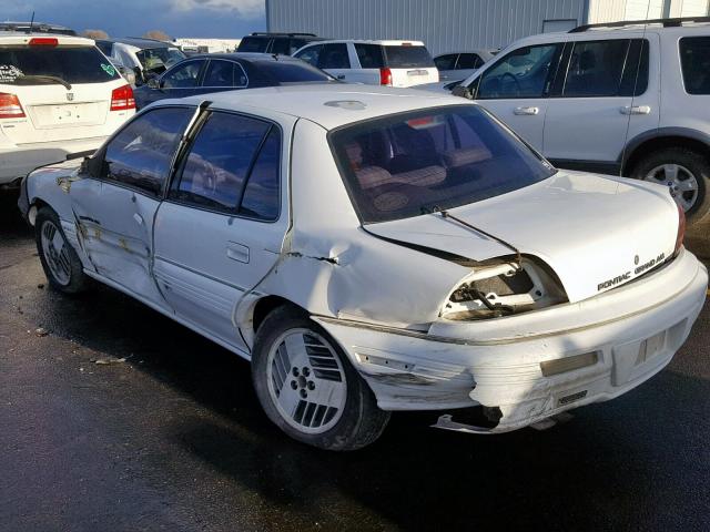 1G2NE55M6SC754204 - 1995 PONTIAC GRAND AM S WHITE photo 3