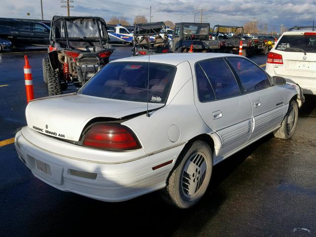 1G2NE55M6SC754204 - 1995 PONTIAC GRAND AM S WHITE photo 4