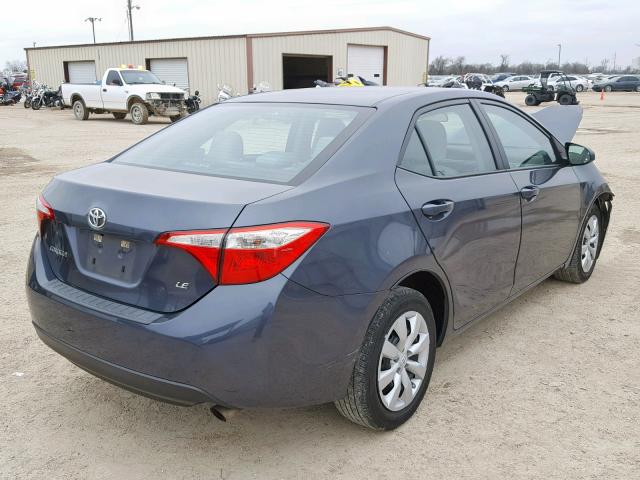 5YFBURHE5GP547721 - 2016 TOYOTA COROLLA L 蓝色 照片 4