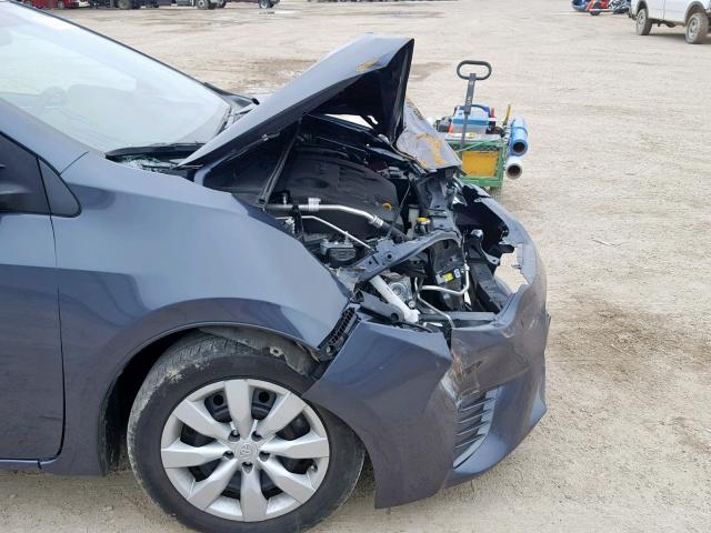 5YFBURHE5GP547721 - 2016 TOYOTA COROLLA L 蓝色 照片 9