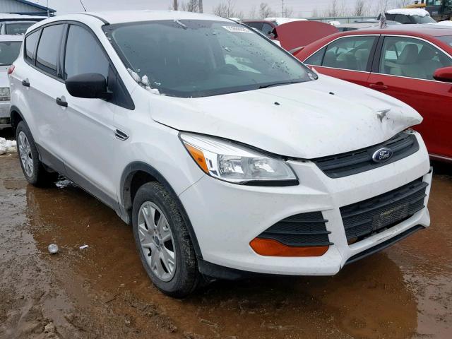 1FMCU0F7XDUA20823 - 2013 FORD ESCAPE S WHITE photo 1