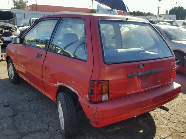 KNJPT06H1N6115064 - 1992 FORD FESTIVA GL RED photo 3