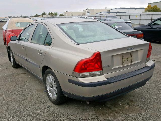YV1RS64A742327684 - 2004 VOLVO S60 GOLD photo 3