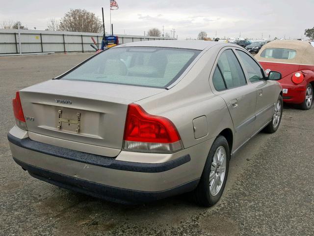 YV1RS64A742327684 - 2004 VOLVO S60 GOLD photo 4