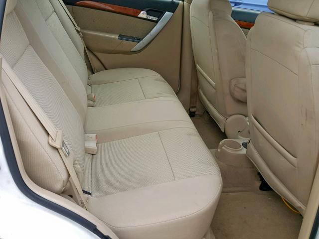 KL1TD6DE6AB116729 - 2010 CHEVROLET AVEO LS WHITE photo 6