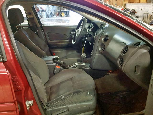 2G2WP522841348838 - 2004 PONTIAC GRAND PRIX MAROON photo 5