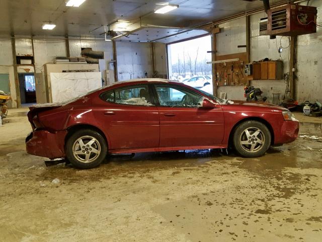 2G2WP522841348838 - 2004 PONTIAC GRAND PRIX MAROON photo 9