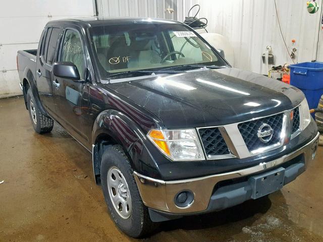 1N6AD07W37C436978 - 2007 NISSAN FRONTIER C BLACK photo 1