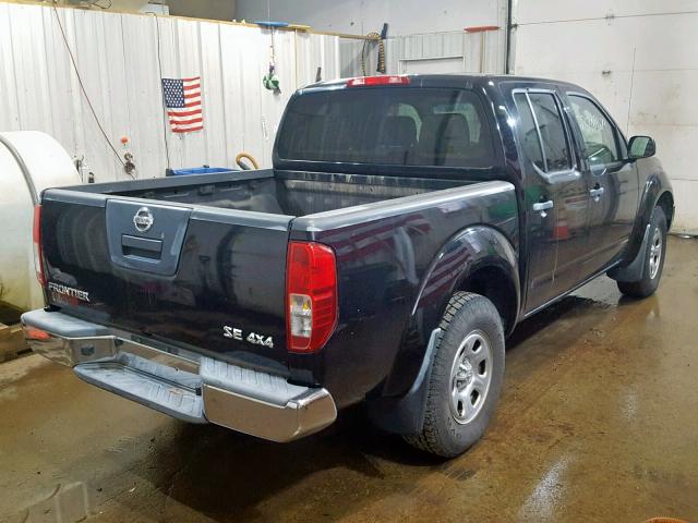 1N6AD07W37C436978 - 2007 NISSAN FRONTIER C BLACK photo 4