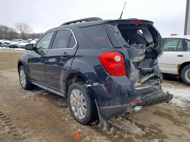 2CNFLEE53B6314718 - 2011 CHEVROLET EQUINOX LT BLACK photo 3