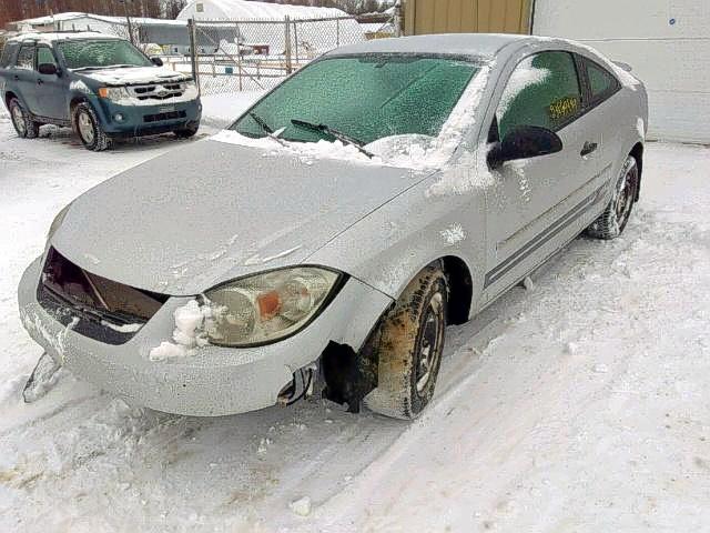 1G1AC1F55A7195888 - 2010 CHEVROLET COBALT 1LT SILVER photo 2