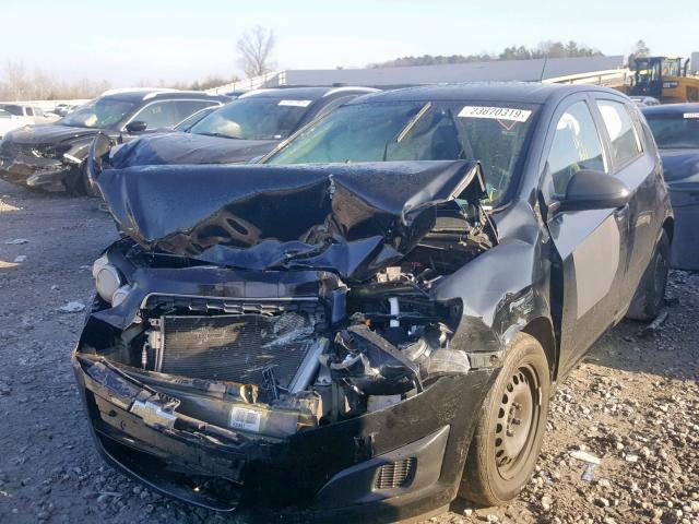 1G1JA6SH0G4175836 - 2016 CHEVROLET SONIC LS 黑色 照片 2