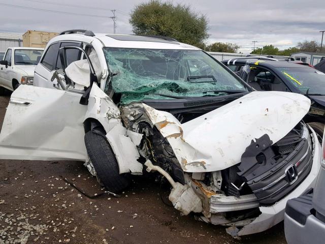 5FNRL5H66DB072316 - 2013 HONDA ODYSSEY EX WHITE photo 1