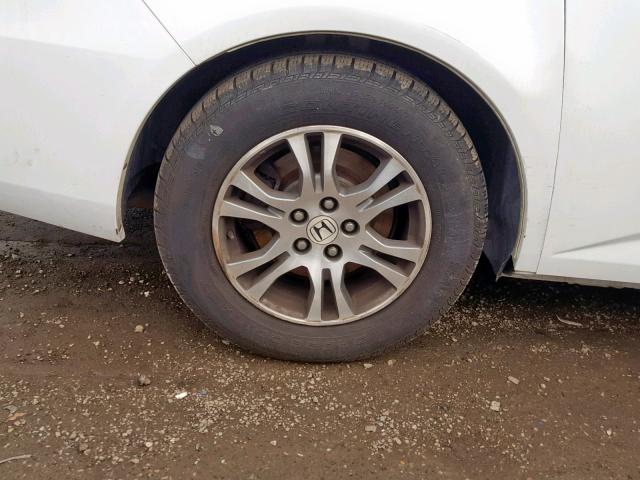 5FNRL5H66DB072316 - 2013 HONDA ODYSSEY EX WHITE photo 9