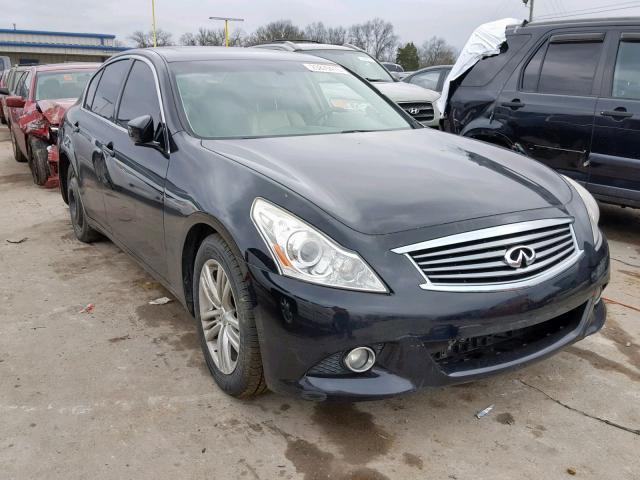 JN1CV6AP7CM935688 - 2012 INFINITI G37 BASE BLACK photo 1