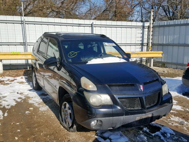 3G7DA03E42S591837 - 2002 PONTIAC AZTEK BLACK photo 1