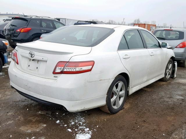 4T1BF3EK8BU715473 - 2011 TOYOTA CAMRY BASE WHITE photo 4