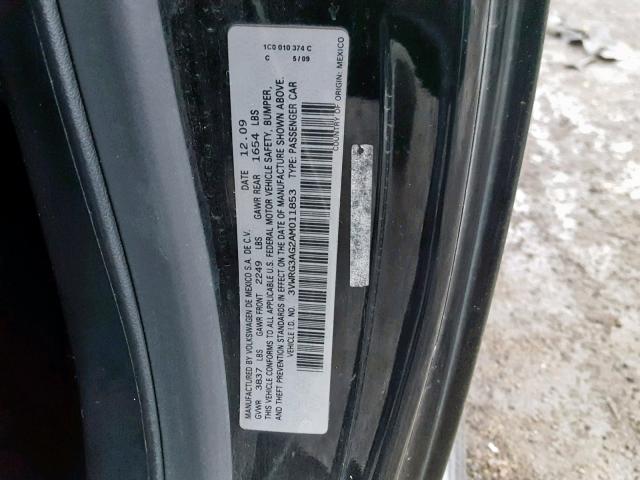 3VWRG3AG2AM011853 - 2010 VOLKSWAGEN NEW BEETLE Qara foto 10