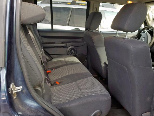 1J8HG48K88C214944 - 2008 JEEP COMMANDER BLUE photo 6