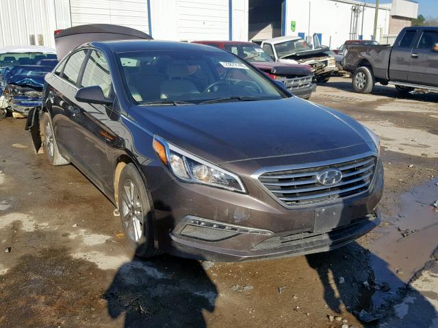 5NPE24AF4FH105405 - 2015 HYUNDAI SONATA SE GRAY photo 1