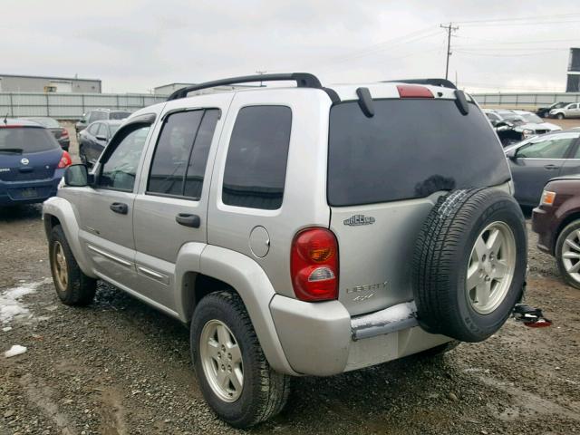 1J4GL58K42W292173 - 2002 JEEP LIBERTY LI SILVER photo 3