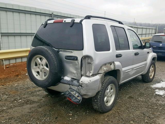 1J4GL58K42W292173 - 2002 JEEP LIBERTY LI SILVER photo 4