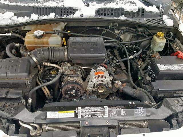 1J4GL58K42W292173 - 2002 JEEP LIBERTY LI SILVER photo 7