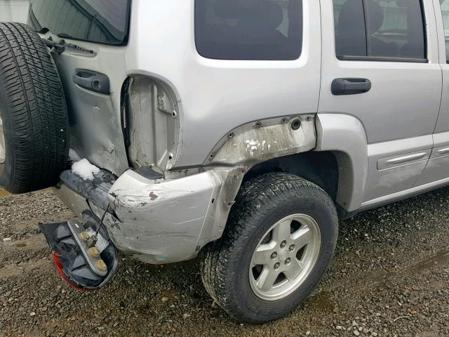 1J4GL58K42W292173 - 2002 JEEP LIBERTY LI SILVER photo 9