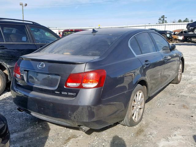 JTHCE96S970010367 - 2007 LEXUS GS 350 GRAY photo 4