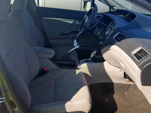 19XFB2F83DE038798 - 2013 HONDA CIVIC EX ნაცრისფერი ფოტო 5