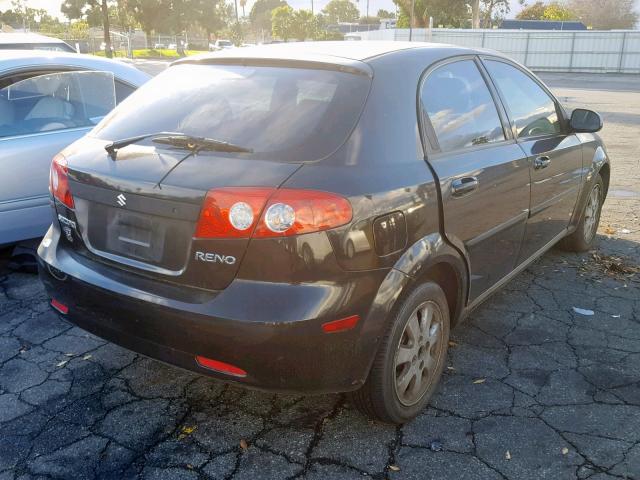 KL5JD66Z36K267797 - 2006 SUZUKI RENO BLACK photo 4