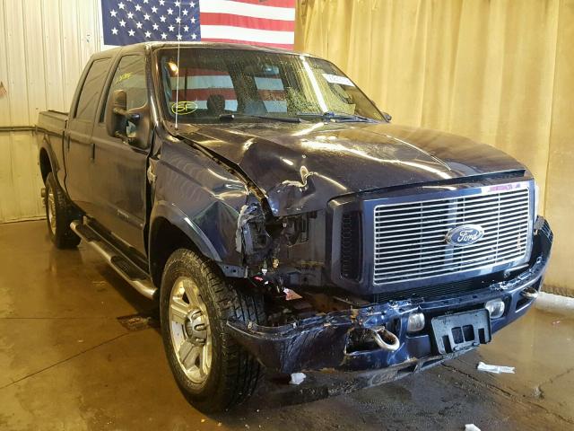 1FTWW31P65EB39730 - 2005 FORD F350 SRW S BLUE photo 1