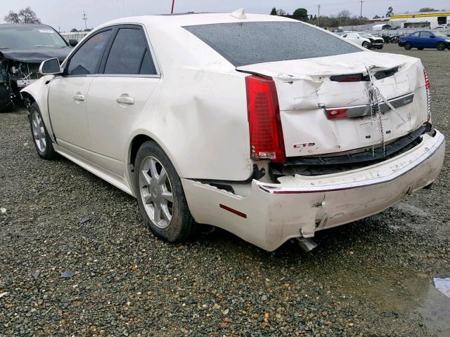 1G6DE5E54C0100422 - 2012 CADILLAC CTS LUXURY WHITE photo 3