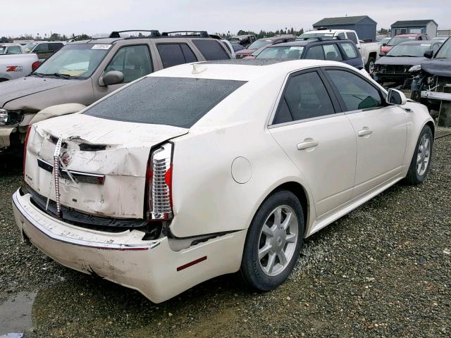 1G6DE5E54C0100422 - 2012 CADILLAC CTS LUXURY WHITE photo 4