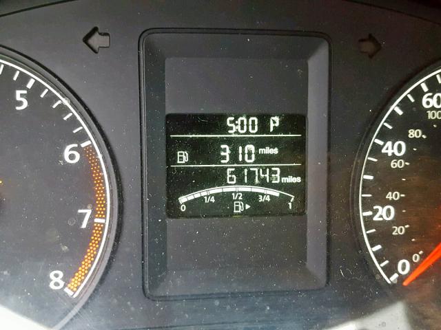 3VW2K7AJ7EM310277 - 2014 VOLKSWAGEN JETTA BASE Կապույտ լուսանկար 8