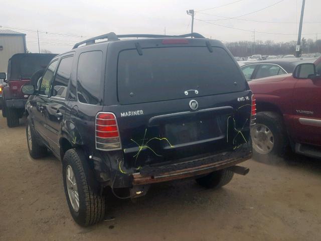 4M2YU57155DJ02052 - 2005 MERCURY MARINER Qara foto 3