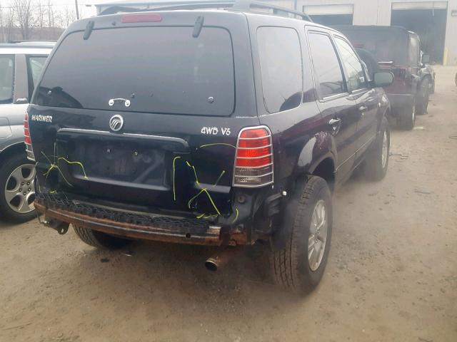 4M2YU57155DJ02052 - 2005 MERCURY MARINER Qara foto 4