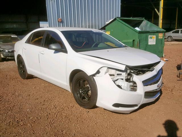 1G1ZB5EB6AF223918 - 2010 CHEVROLET MALIBU LS WHITE photo 1