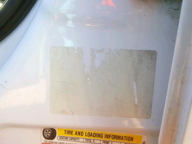 1G1ZB5EB6AF223918 - 2010 CHEVROLET MALIBU LS WHITE photo 10