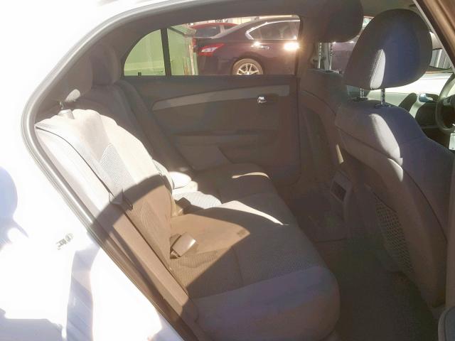 1G1ZB5EB6AF223918 - 2010 CHEVROLET MALIBU LS WHITE photo 6